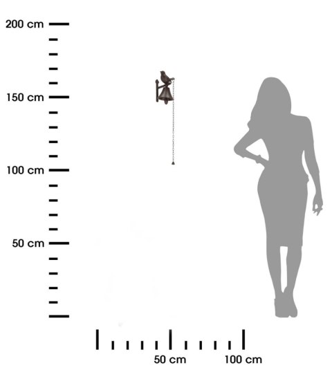 Żeliwny dzwonek do drzwi ptak