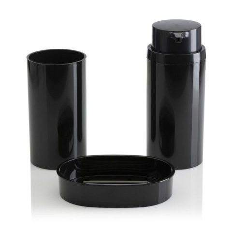 "Zestaw łazienkowy 5 el Carmen czarny Klasyczny zestaw łazienkowy ""Carmen"" składający się z 5ciu elementów, kolor czarny"