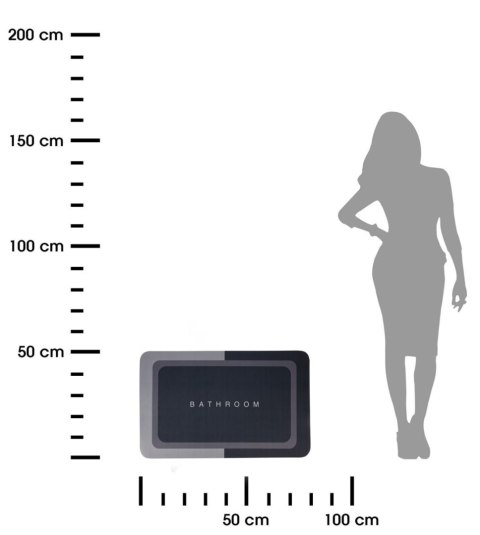 Dywanik łazienkowy antypoślizgowy 50x80 cm