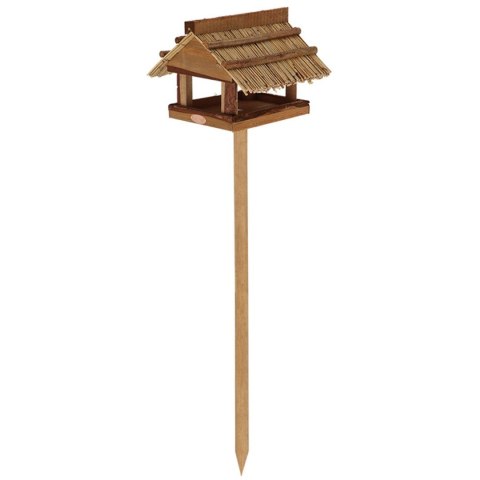 Karmnik dla ptaków stojący drewniany