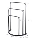 Wieszak na ręczniki stojący trzyramienny 75 cm