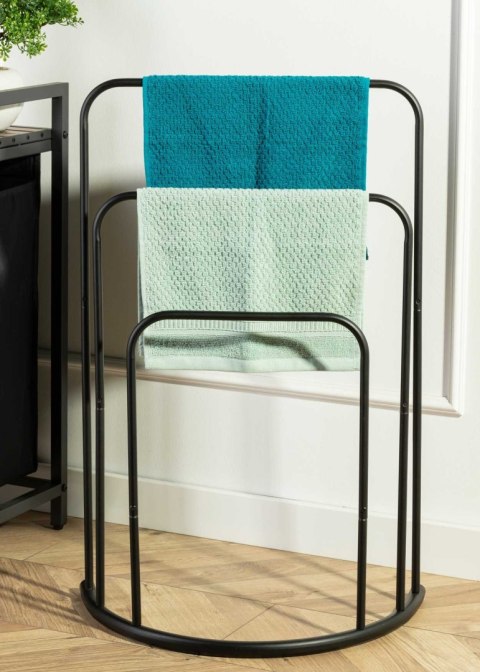 Wieszak na ręczniki stojący trzyramienny 75 cm