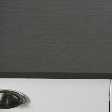 Wózek kuchenny na kółkach szary blat