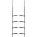 Drabinka do basenu ze stali nierdzewnej 4 stopnie 1570 mm