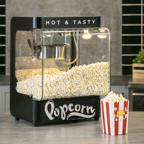 Maszyna urządzenie do prażenia popcornu 4-5 kg/h 1.2 l czarna