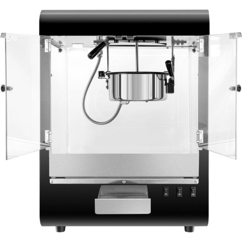 Maszyna urządzenie do prażenia popcornu 4-5 kg/h 1.2 l czarna