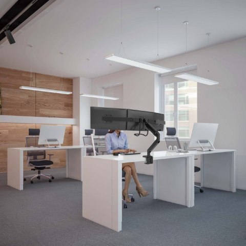 Ramię regulowane na 3 monitory 17 - 27 cali 6kg