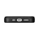 Skórzane etui iPhone 14 Pro z klapką magnetyczne MagSafe CE Oil Wax Premium Leather czarny