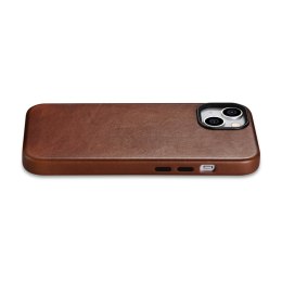 Skórzane etui iPhone 14 magnetyczne z MagSafe Oil Wax Premium Leather Case brąz
