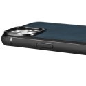 Etui pokryte naturalną skórą do iPhone 14 Pro Max Leather Oil Wax granatowy