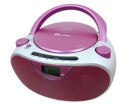 Radiomagnetofon z CD ELTRA Masza 2 USB/CD Różowy