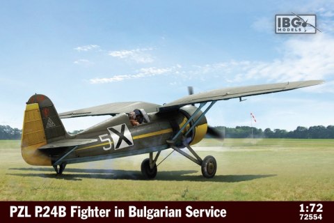 Model plastikowy PZL P24B Fighter in Bulgarian Service 1/72