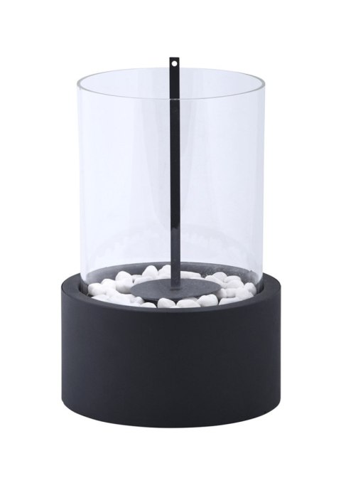 Biokominek tarasowy okrągły 27x19 cm Nowoczesne biopalenisko renomowanej holenderskiej firmy Esschert Design, zasilane bioetanol
