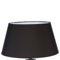Lampa podłogowa Runo Black 145 cm Abażur wykonany z tkaniny w kolorze czarnym, drewniane nogi, funkcjonalny oraz stylowo wygląda