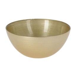 Miska szklana złota na przekąski 21 cm