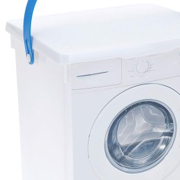 Pojemnik na proszek do prania 5L Pojemnik łazienkowy w kształcie pralki do przechowywania proszku i kapsułek do prania, zamykany