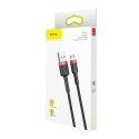 Kabel USB do Micro USB Baseus Cafule 1.5A 2m (czerwono-czarny)