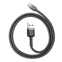 Kabel USB do Micro USB Baseus Cafule 1.5A 2m (szaro-czarny)