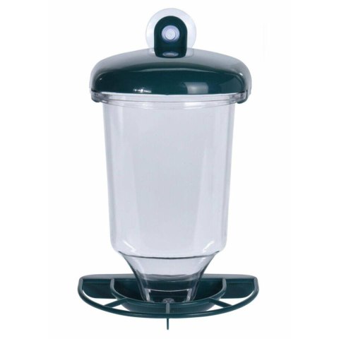 Karmnik dla ptaków mocowany do szyby Dzięki niemu dokarmimy dziko żyjące ptaki, wyposażony w przyssawkę do przymocowania na szyb