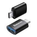 Adapter USB-C do USB-A Baseus Ingenuity, OTG (czarny)