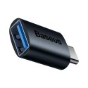 Adapter USB-C do USB-A Baseus Ingenuity, OTG (niebieski)