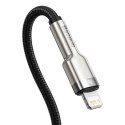 Kabel USB-C do Lightning Baseus Cafule, PD, 20W, 0,25m (czarny)