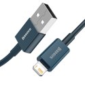 Kabel USB do Lightning Baseus Superior Series, 2.4A, 1m (niebieski)