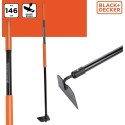 MOTYKA OGRODOWA Z UCHWYTEM Z WŁÓKNA SZKLANEGO 146 CM BLACK + DECKER