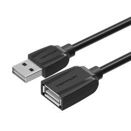 Kabel przedłużający USB 2.0 Vention VAS-A44-B050 0,5m czarny