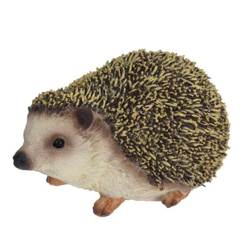 Figurka ogrodowa Jeż 14,5 cmRzeźba, figurka do ogrodu, jeżyk wykonany z tworzywa sztucznego, w odcieniach beżu i brązu, wymiary: