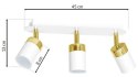 Lampa sufitowa JOKER WHITE/GOLD 3xGU10