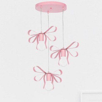 Lampa wisząca EMMA różowa 3xE27