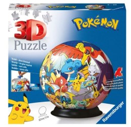 Puzzle 72 elementy 3D Kula, Pokemon