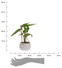Roślina sztuczna w donicy wisząca wzór 4