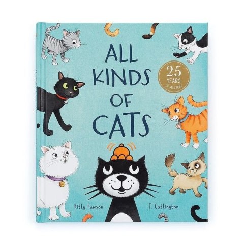 „All Kinds of Cats" Książeczka dla Dzieci