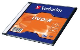 DVD-R VERBATIM 4.7 GB 16x Slim 100 szt.