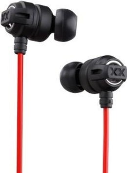 Słuchawki douszne JVC HA-FX1X (1.2m /Przewodowe wtyk/Czarno-czerwony)