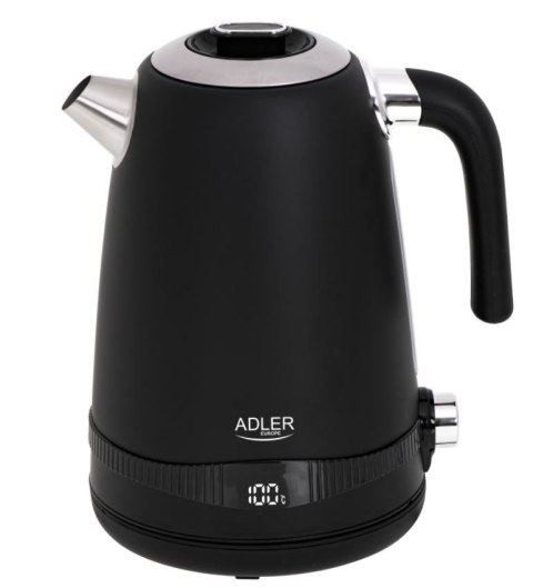 Czajnik ADLER AD 1295B (1.7L /2200W /Czarno-srebrny )