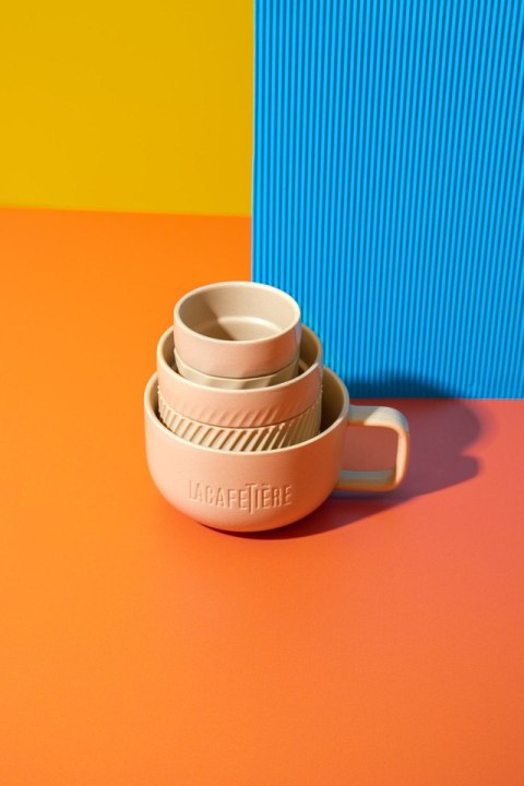 La Cafetiere Kubki do Kawy Beżowe 3 szt.