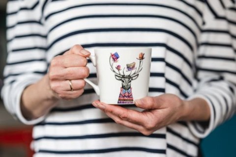 Mikasa Tipperleyhill, Jeleń Kubek Porcelanowy - 380 ml