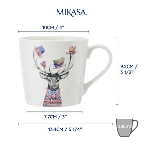 Mikasa Tipperleyhill, Jeleń Kubek Porcelanowy - 380 ml