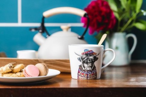 Mikasa Tipperleyhill, Kubek Porcelanowy Krowa - 380 ml