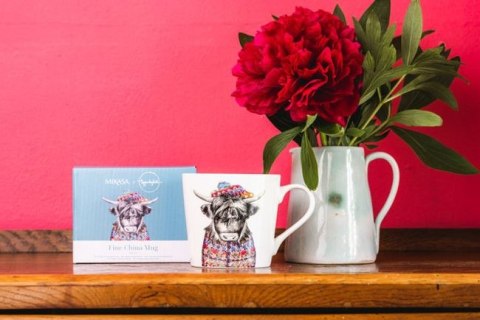 Mikasa Tipperleyhill, Kubek Porcelanowy Krowa - 380 ml