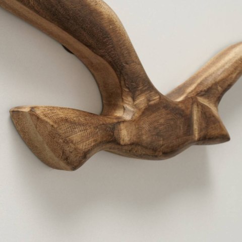 Ozdoba ścienna Mewy drewnianaWykonane z indyjskiej odmiany drewna Mango, naturalna kolorystyka, nowoczesny i oryginalny dodatek 