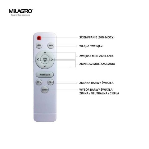 Plafon NOTE BLUE 40W LED 48 cm