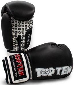 Rękawice bokserskie TOP TEN FIGHT RTT-2 16 oz czarne
