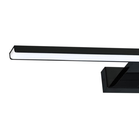 Kinkiet nad lustro SHINE czarny 60 LED