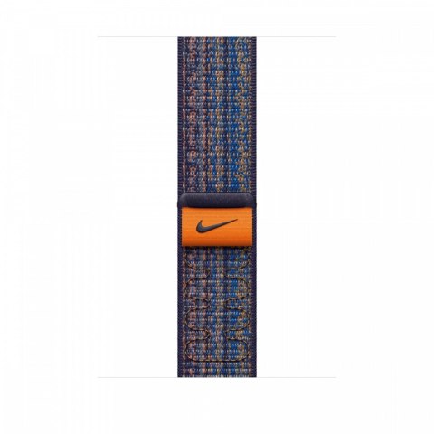 Opaska sportowa Nike w kolorze sportowego błękitu/pomarańczowym do koperty 45 mm