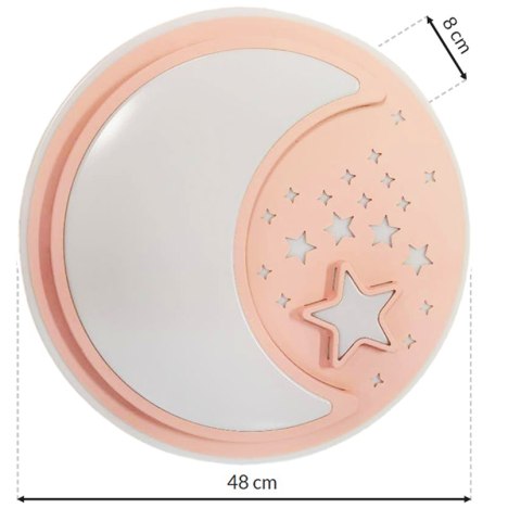 Plafon NOTE PINK 40W LED 48 cm