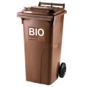 Naklejka nalepka BIO na kosz śmietnik kubeł kontener na bioodpady odpady spożywcze